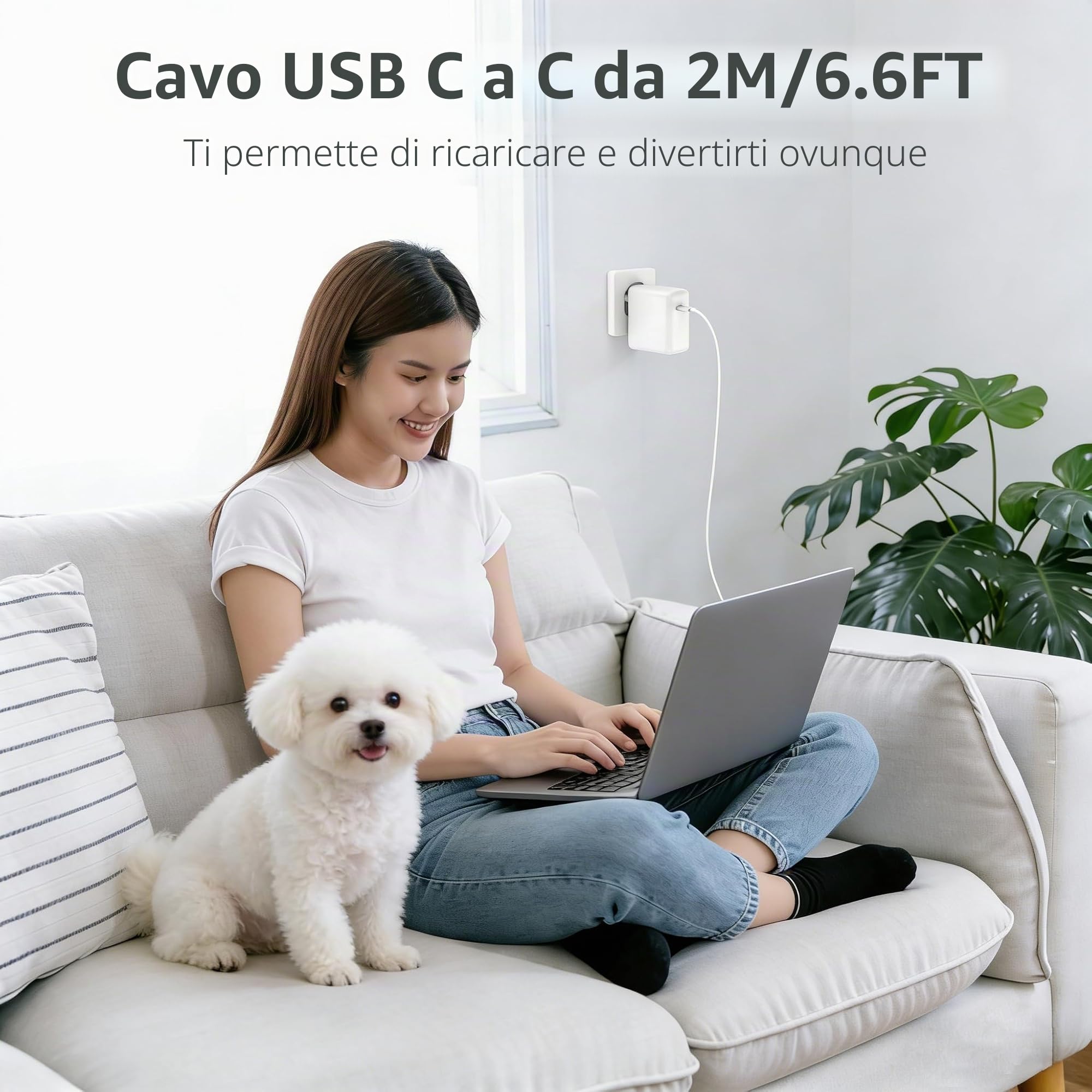 Caricatore USB C da 96W