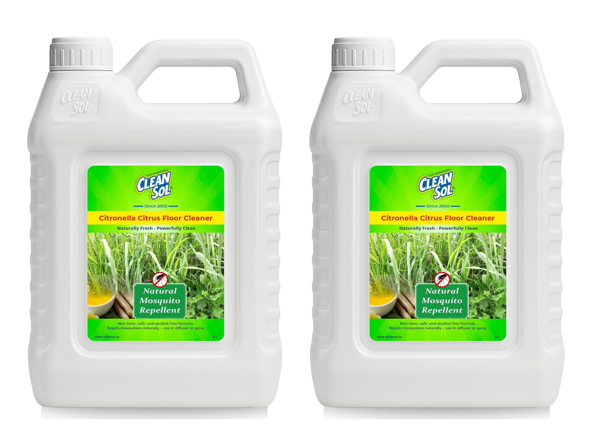 Cleansol Citronella Citrus Floor Cleaner Liquid – Natural Disinfectant & Eco-Friendly | Pet-Safe Multipurpose Herbal Floor Cleaner | Keeps Mosquitoes Away | 10 Litres-image-39