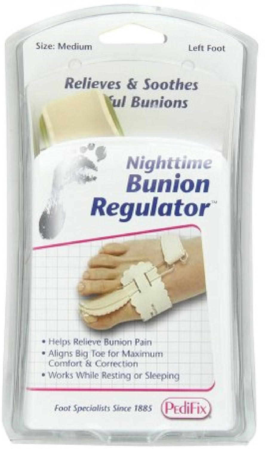 PediFix Nighttime Bunion Regulator, Left, Medium