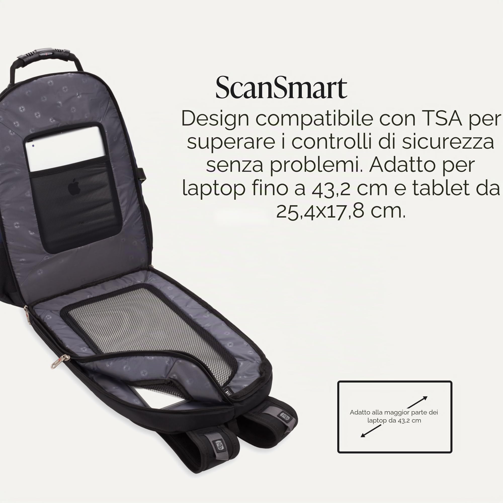 SwissGear Zaino per laptop unisex