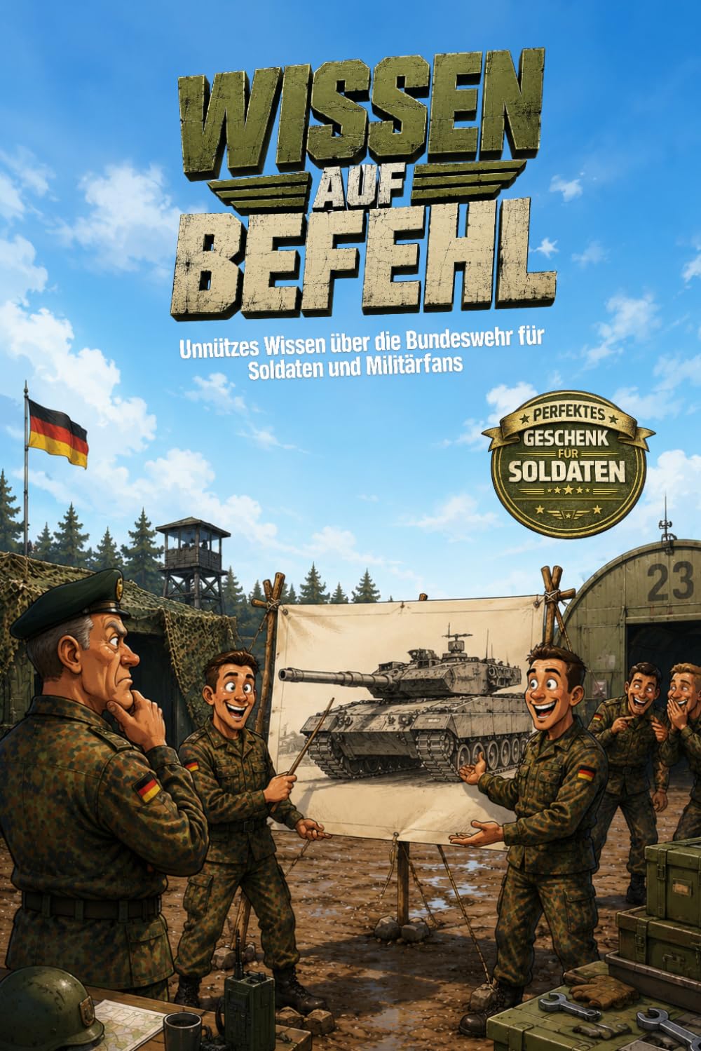 Wissen auf Befehl - Unnützes Wissen über die Bundeswehr und Militär für Soldaten und Militärfans - Stützpunkt Edition: Geschenk für Soldaten, ... Militärwissen und Wehrtechnik
