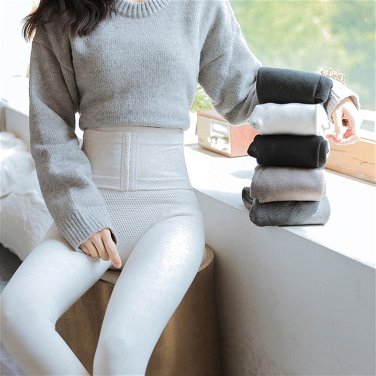 Collant da Donna Leggings A Vita Alta con Collant da Donna Inverno Corsetto
