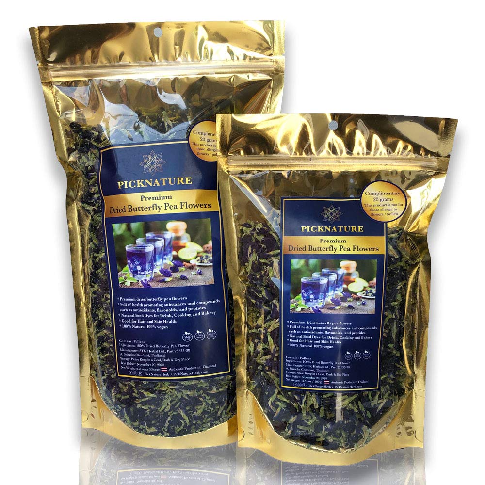 Butterfly Pea Flower Tea, Ideal for 500 cups or more ( 3.5Oz/ 100 g