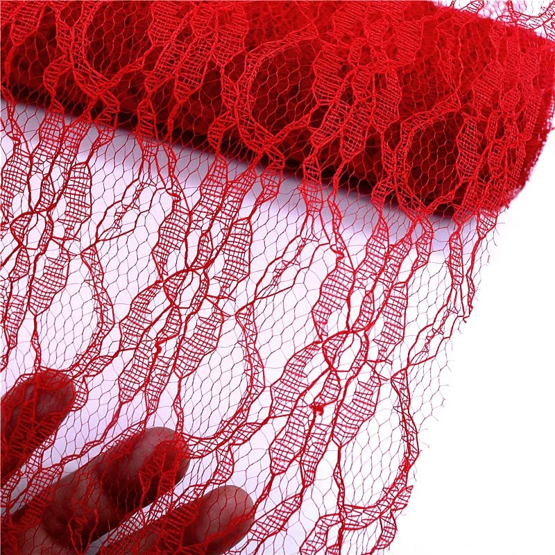 TüLl Meterware Tüllrolle for Hochzeitsfeierdekoration Tischläufer DIY Basteltischdecke Weihnachtsdekorationen(Gray,30 cm 25 Yards)