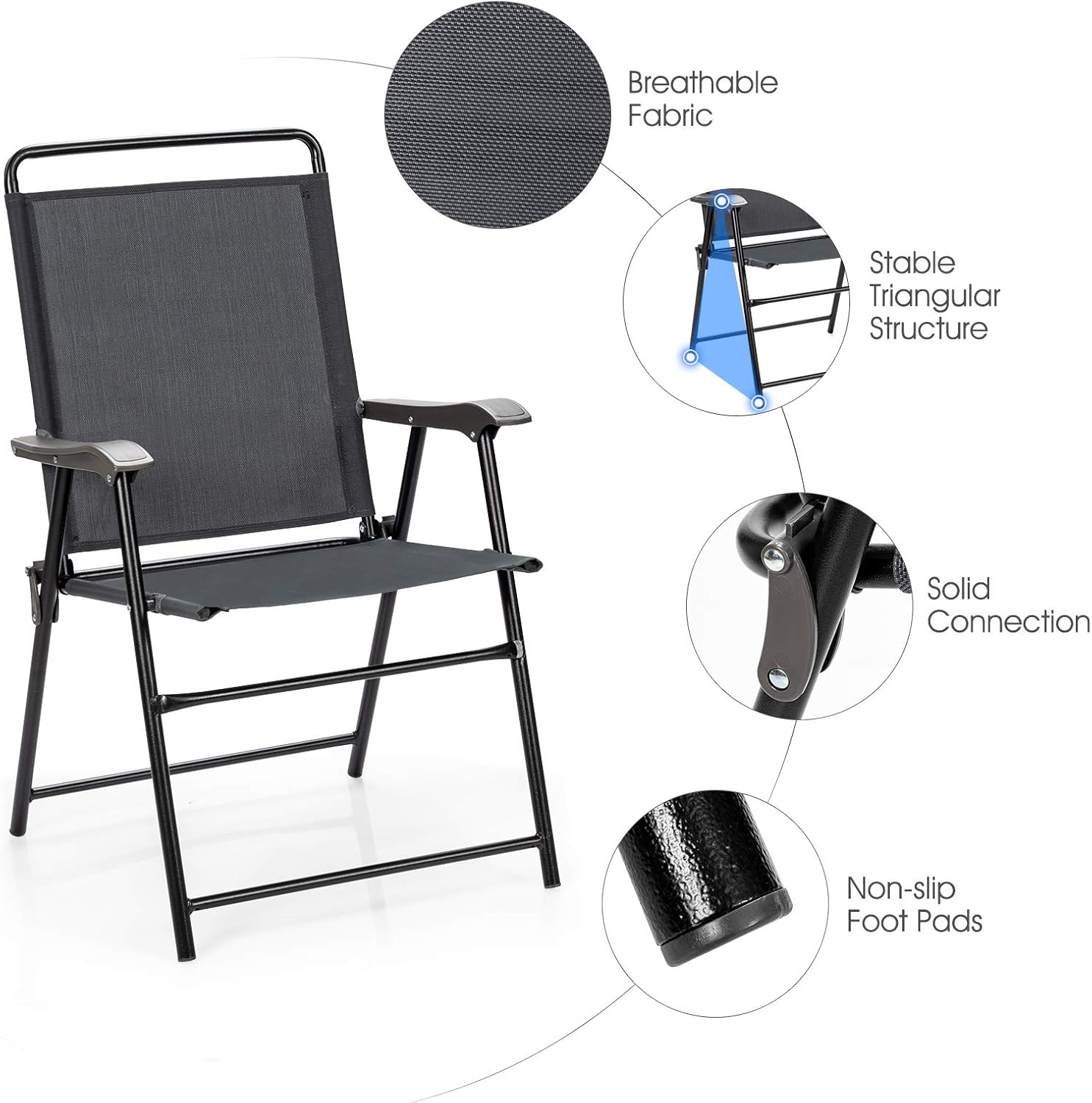 Buy Giantex Set Of 4 Folding Patio Chairs Buy Giantex Set Of 4 Folding Patio Chairs