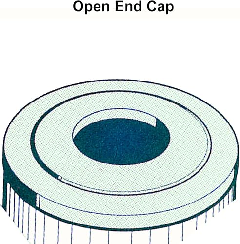 Miniatura 2 de Unicel C-9999 - Cartucho de filtro de repuesto para Airwick de 100 pies cuadrados, Heldor, Vak-pak, Dyna-puro, color blanco