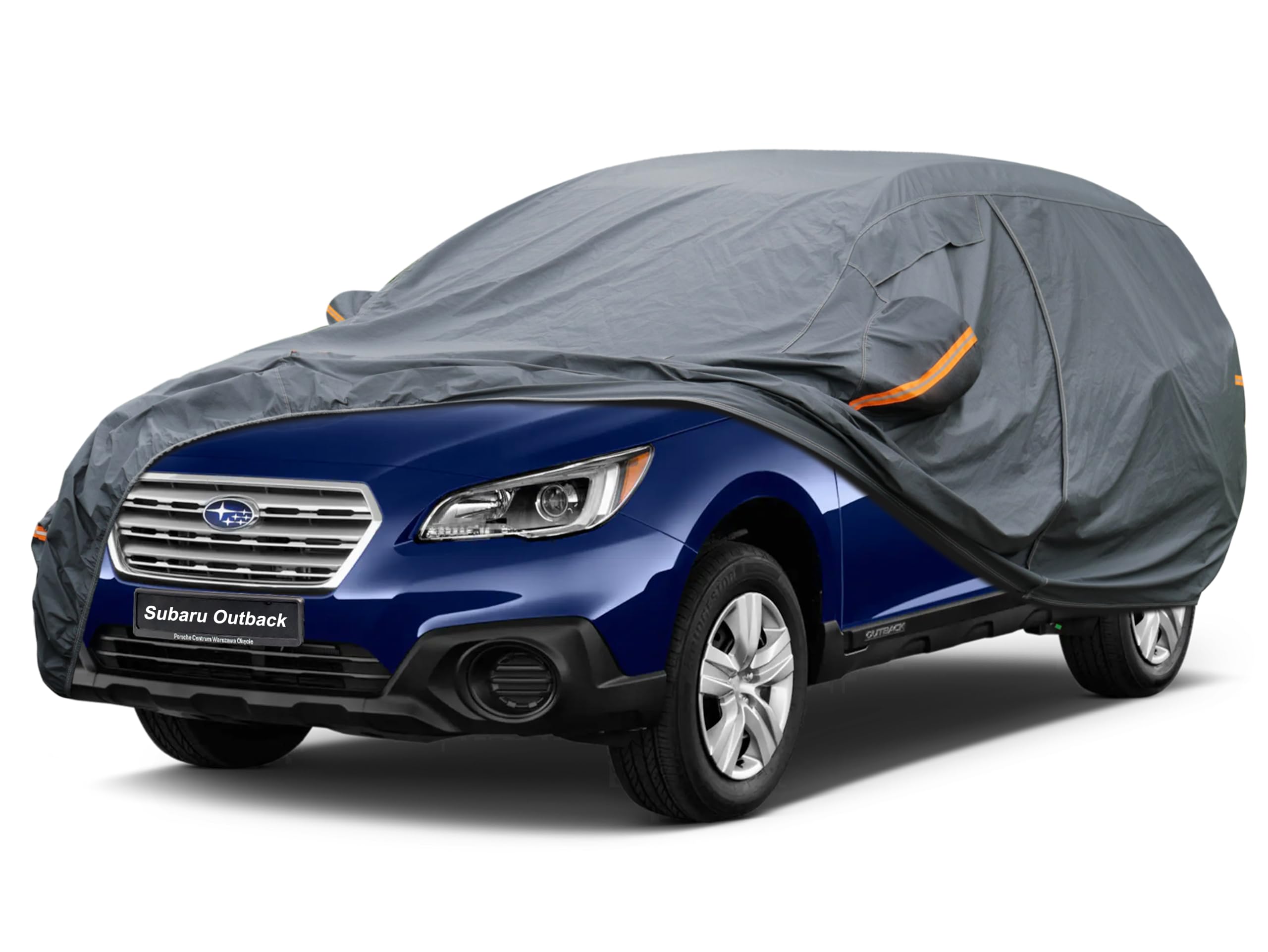 GUNHYI Premium Car Cover Custom Fit Subaru Outback (1994-2019), 16 Layers Heavy Duty Car Cover Waterproof All Weather with Zipper Door for Sun Rain Snow Dust Uv Protection