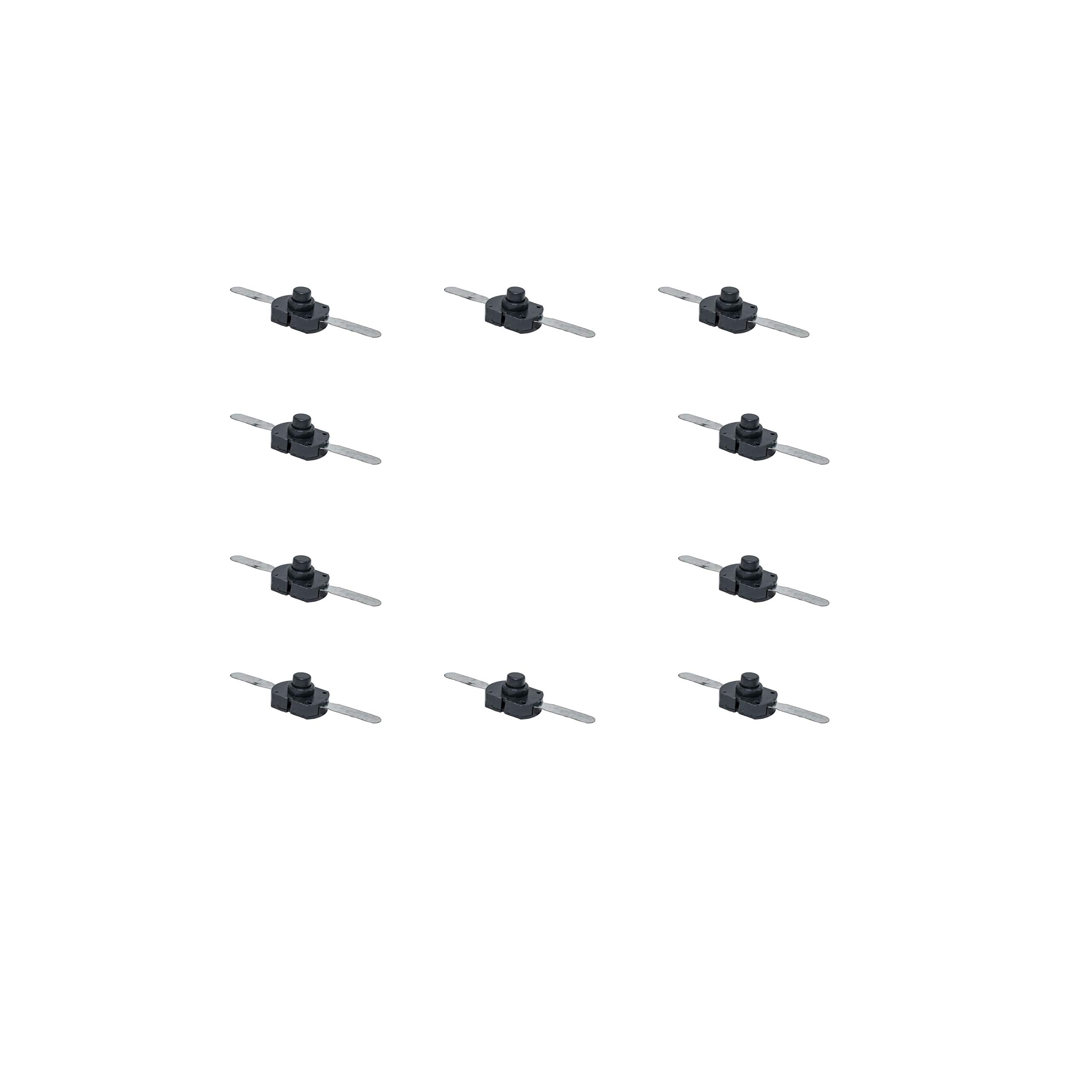 Ovicart 1.5A 2 Pin 220v On Off Torch Latching Push Button Switch 10 Pcs-image-41