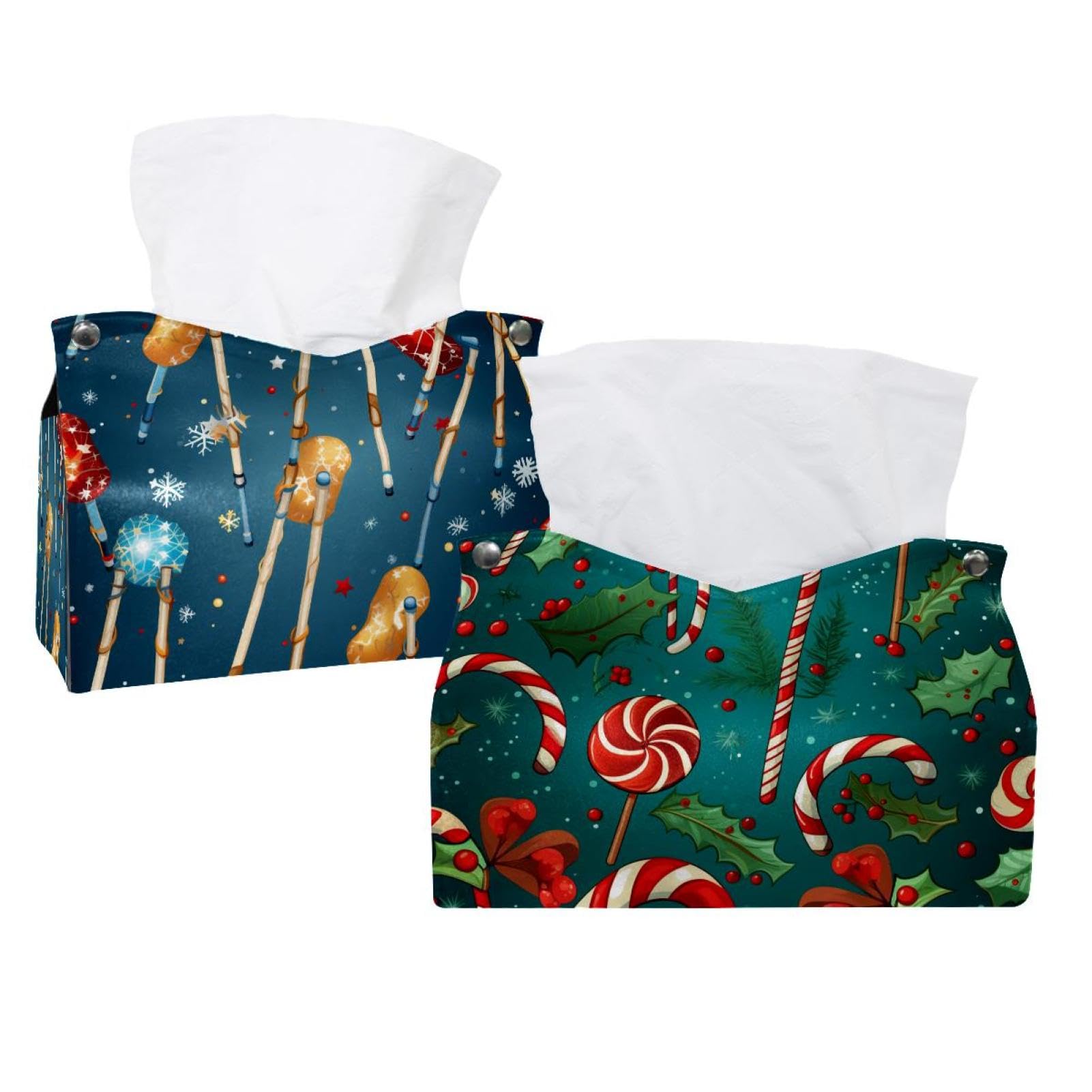 Boîte à mouchoirs de Noël et support décoratif pour chambre, cuisine ou salle de bain