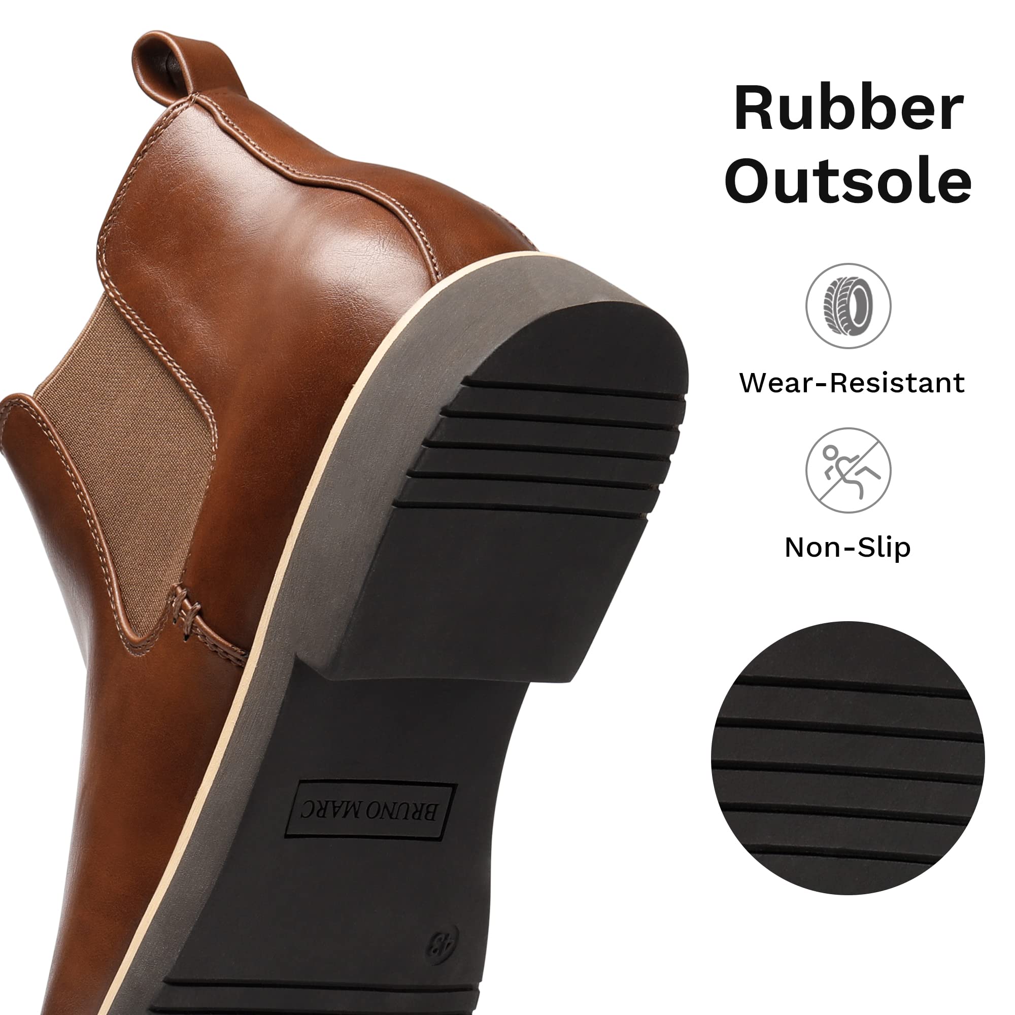 Bruno Marc Uomo Stivali Chelsea Boots Stivaletti Stivali da Uomo Chelsea Boots Stivali da Uomo Chelsea Boots