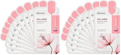 Miniatura 8 de Mediheal - Mejor mascarilla facial esencial coreana de hialuronato de agua Watermide - Mascarillas de lámina hidratantes y humectantes con Hyalu