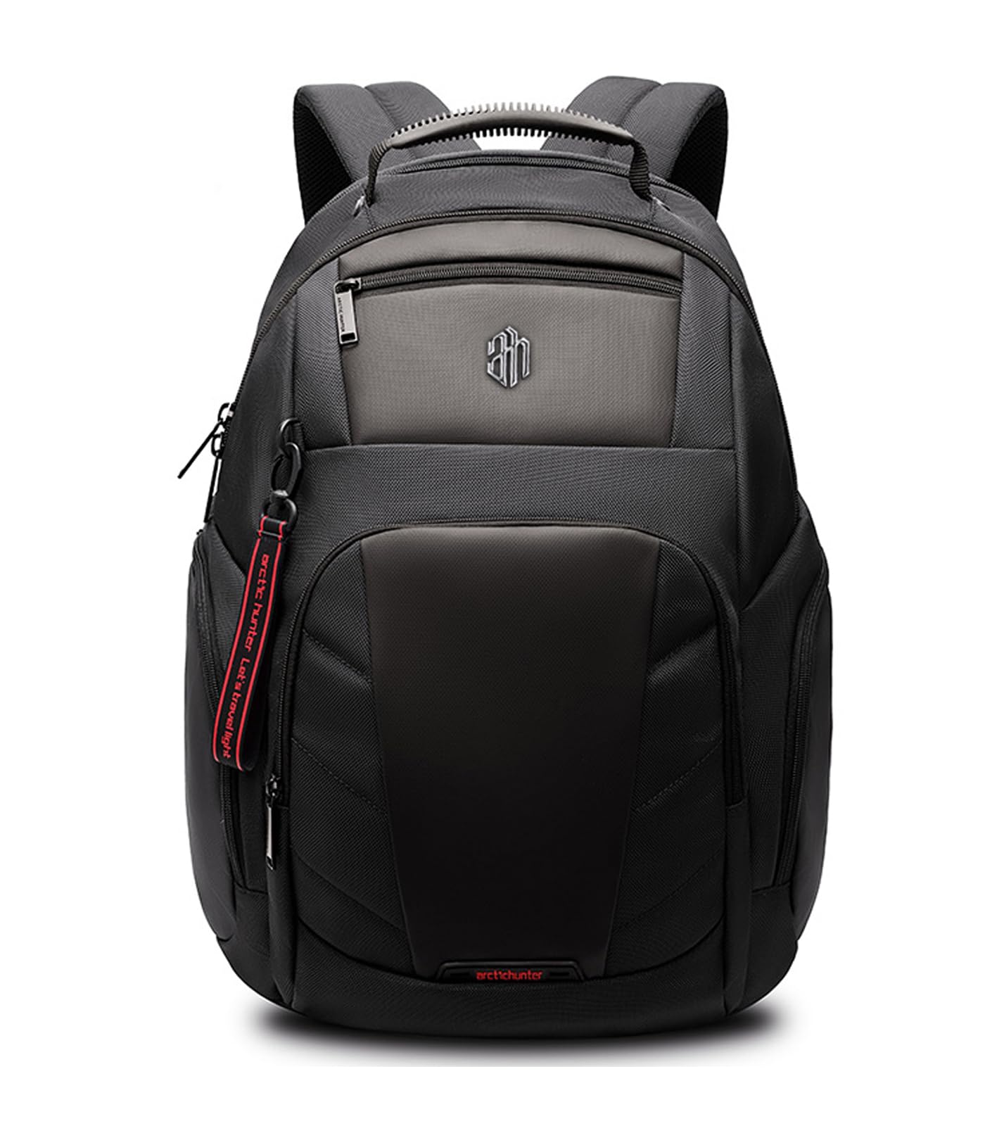 Arctic Hunter Travel Backpack For Men 35L RFID Anti-theft Pocket 15.6 Inch Laptop Bag 7 Zipper Pocket Water-Resistant Ergonomic Rubber Handle Lightweight for Commuting College Travel Abroad