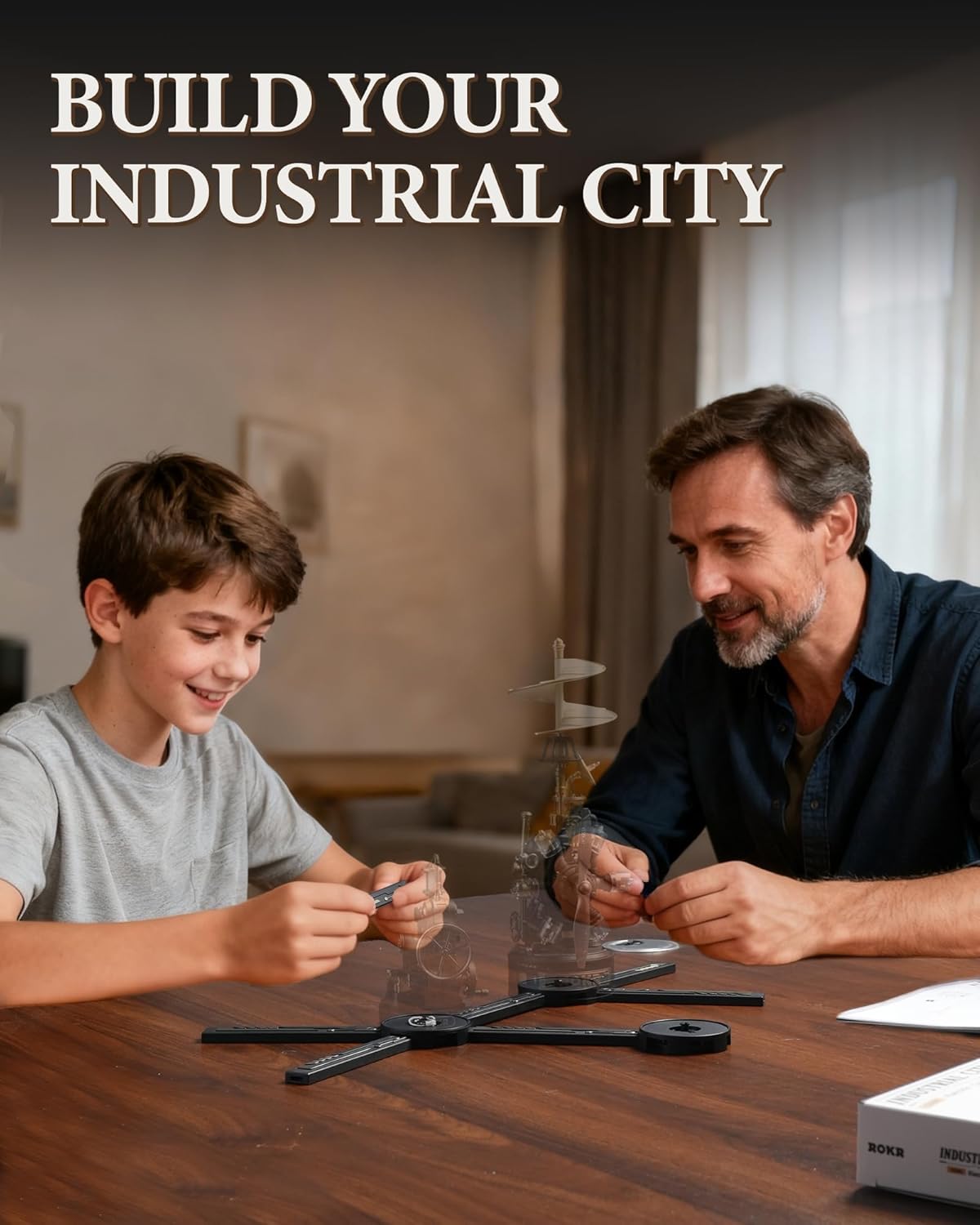 ROKR Electric Connector Mechanical 3D Puzzle Accessory, DIY Power Hub for Mechmix Series, Building Kit Add-on - Image 2