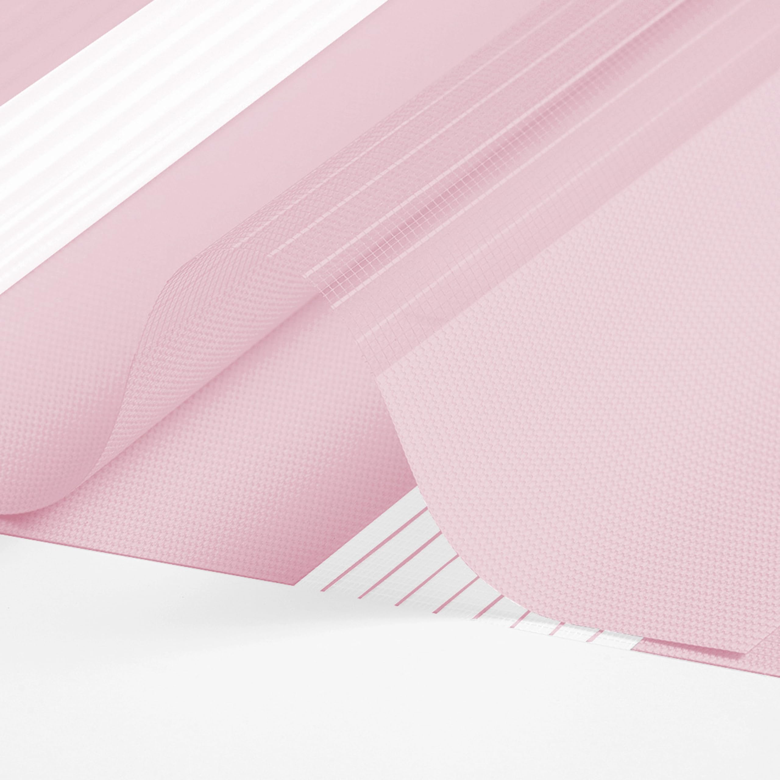 Blindecor Lira doppelrollo - duo rollo tag und nacht Rosa - 180 x 250 cm (Breite x Länge) – Bild 4
