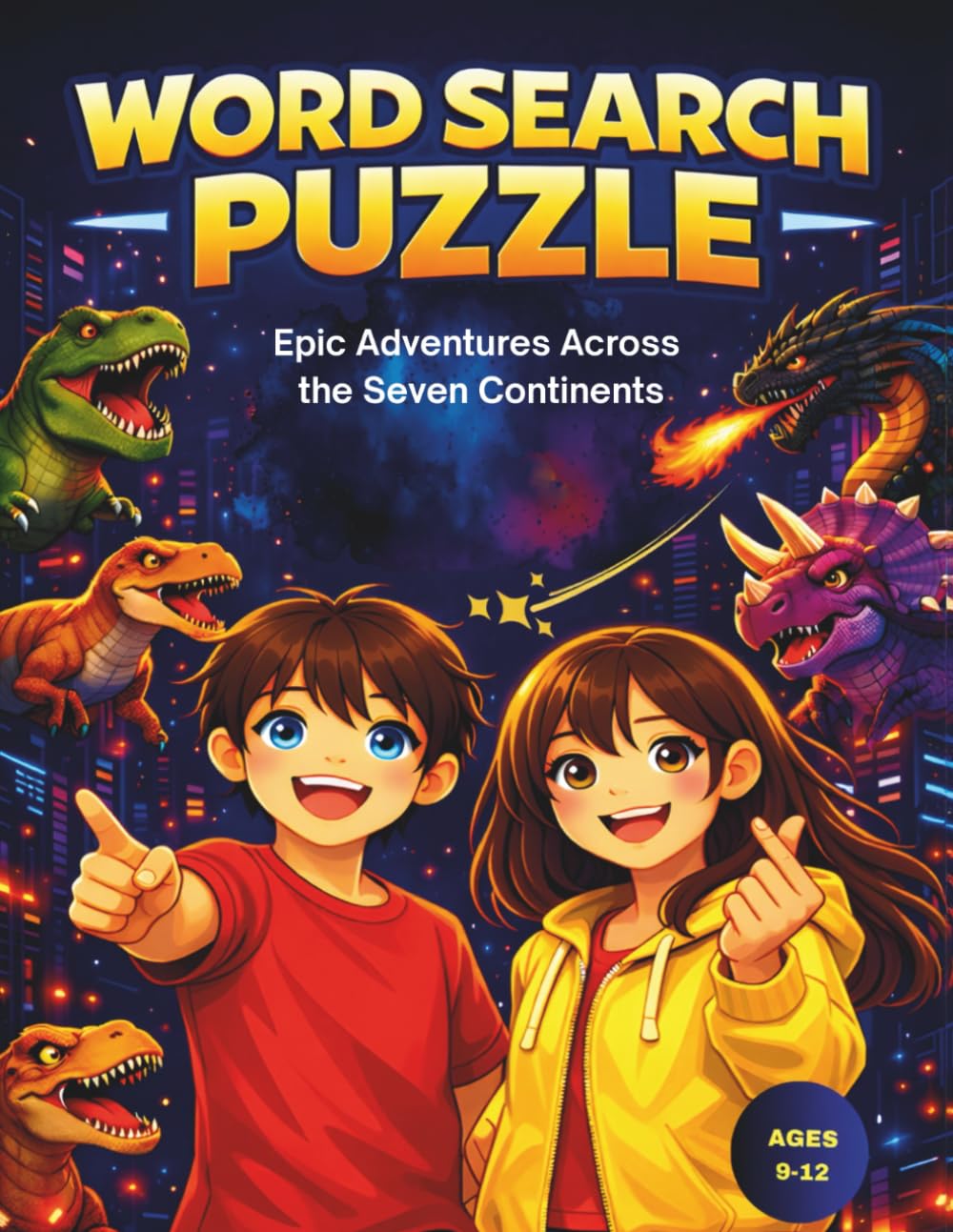 Word Search Puzzle: Epic Adventures Across the Seven Continents