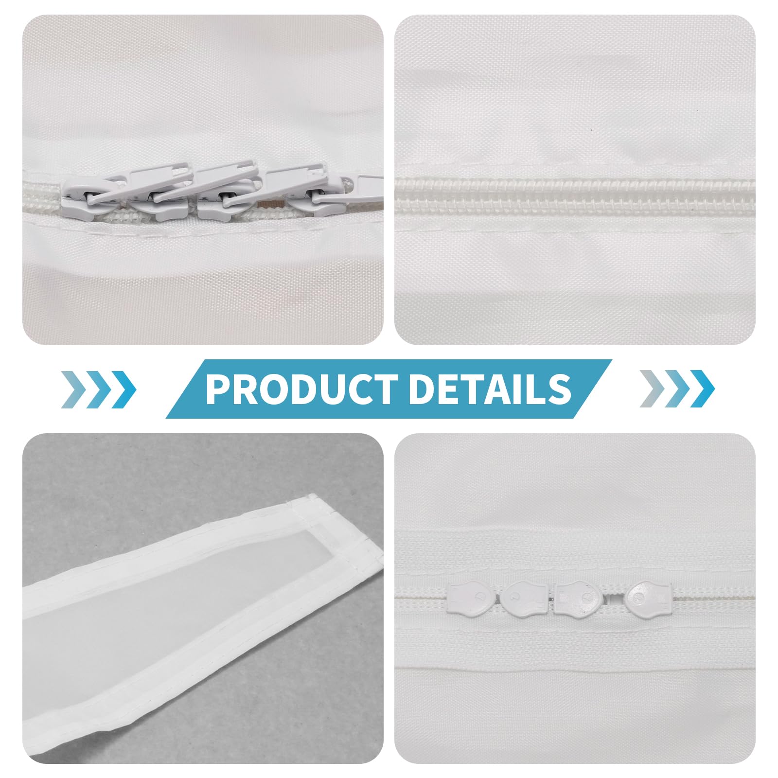 Hoypeyfiy 400 cm White Hot Air Stop Air Conditioning Window Seal, Suitable for Tumble Dryers Exhaust Dryers - Image 2