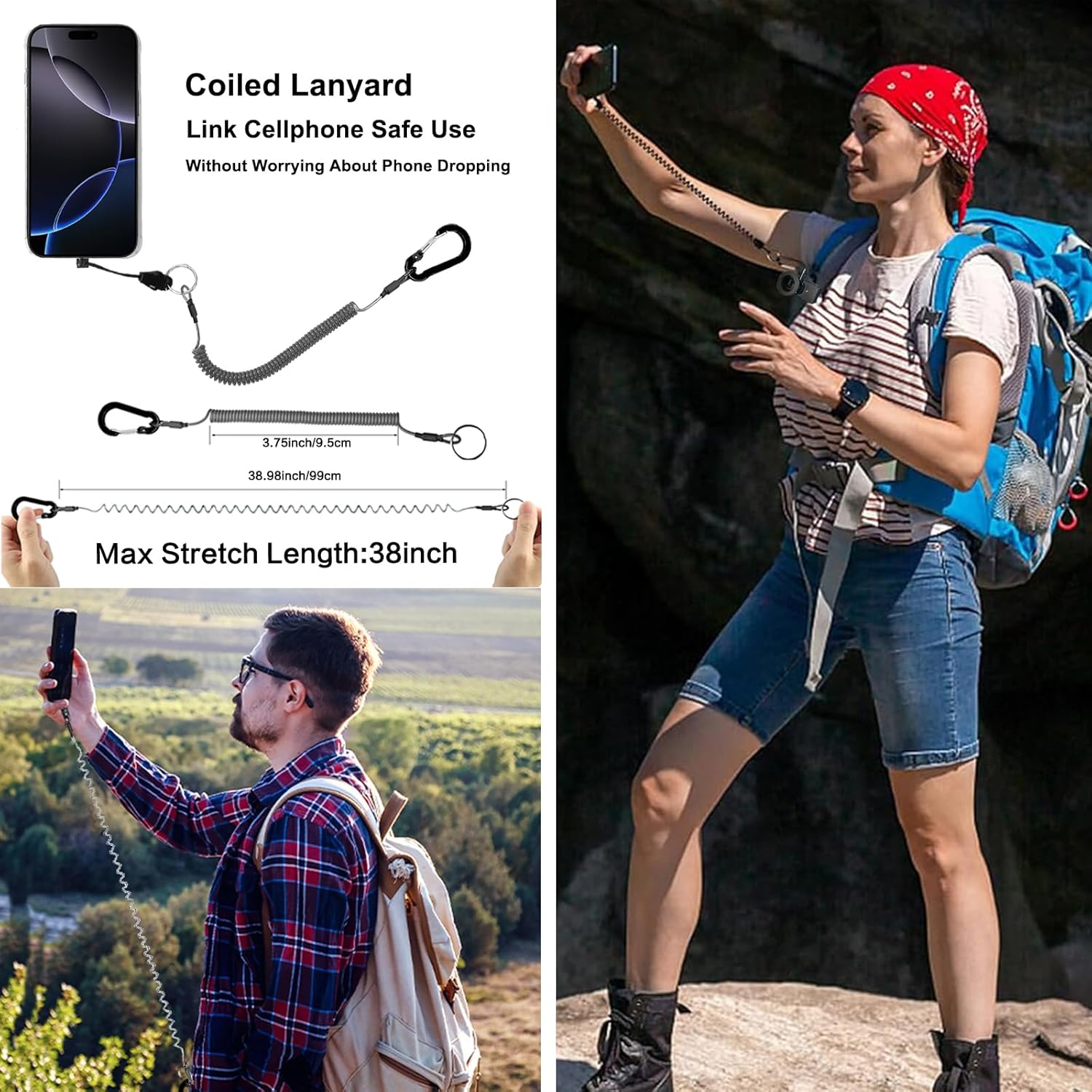 Magnetic Cellphone Holder for Backpack Strap and Shoulder Strap,Use As Hiking/Climbing/Outdoor Phone Holder and Ensures Your Phone is Safe - Image 5