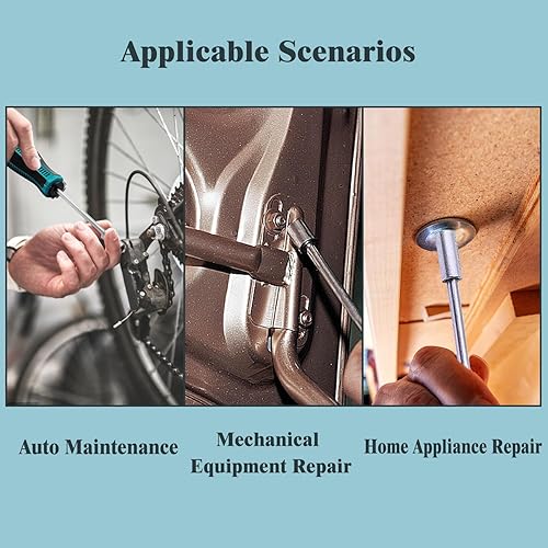 Miniatura 7 de Utoolmart Destornillador de llave de tubo de 0.157 in, llave de tuerca hexagonal, eje redondo de acero Cr-V, no magnético