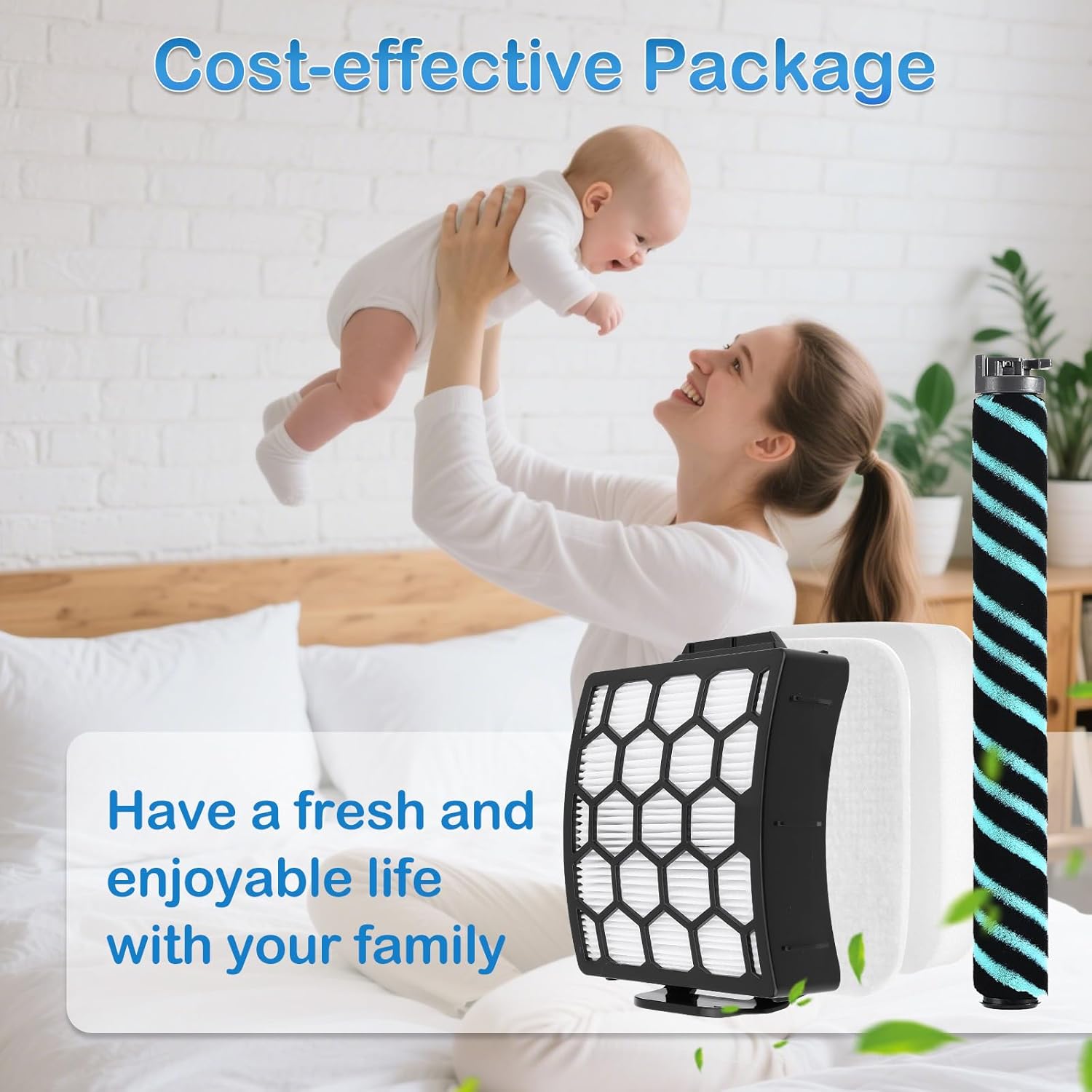 LA802 LA742 Brush Roller Filter Replacement Compatible with Shark Rotator Lift-Away Duo Clean PowerFins LA802 LA742 Upright Vacuum Cleaner Accessories Parts XHF320 XFFK320