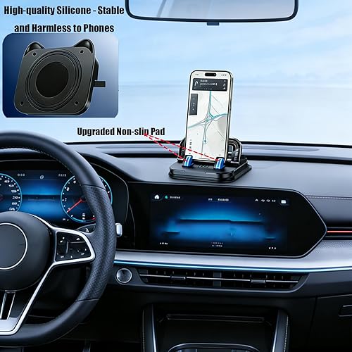 Miniatura 5 de Soporte para teléfono de automóvil con rotación de 360 grados, adecuado para navegación del automóvil, tablero de instrumentos del automóvil, con
