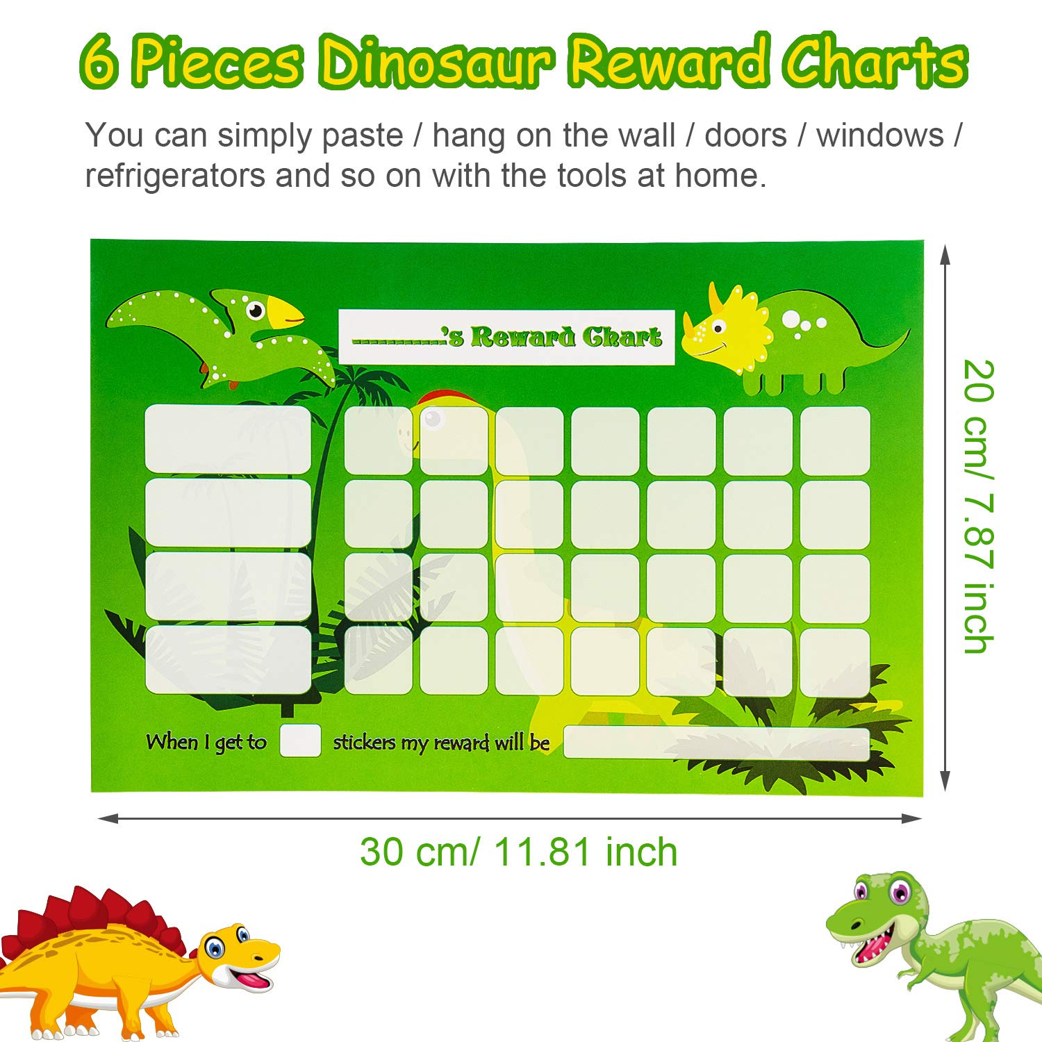 50 adesivi a forma di dinosauro per bambini, bambini, adolescenti, simpatici obesi dinosauri decalcomanie per animali creativi, in vinile impermeabile