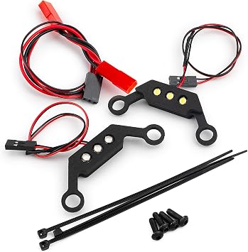 LSG Front Rear Lights Headlight Taillights kit RC Car LED Light Light Kit for 1/16 Tra-xxas Mini Maxx Small X Brushless 2S Rc 4Wd Upgrades Parts