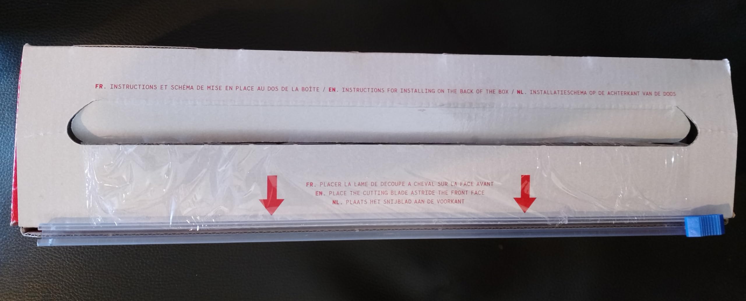 Film alimentaire étirable PRO ZIP cut 45 cm x 300 m conditionnement aliments protection fraîcheur micro-ondes congélateur