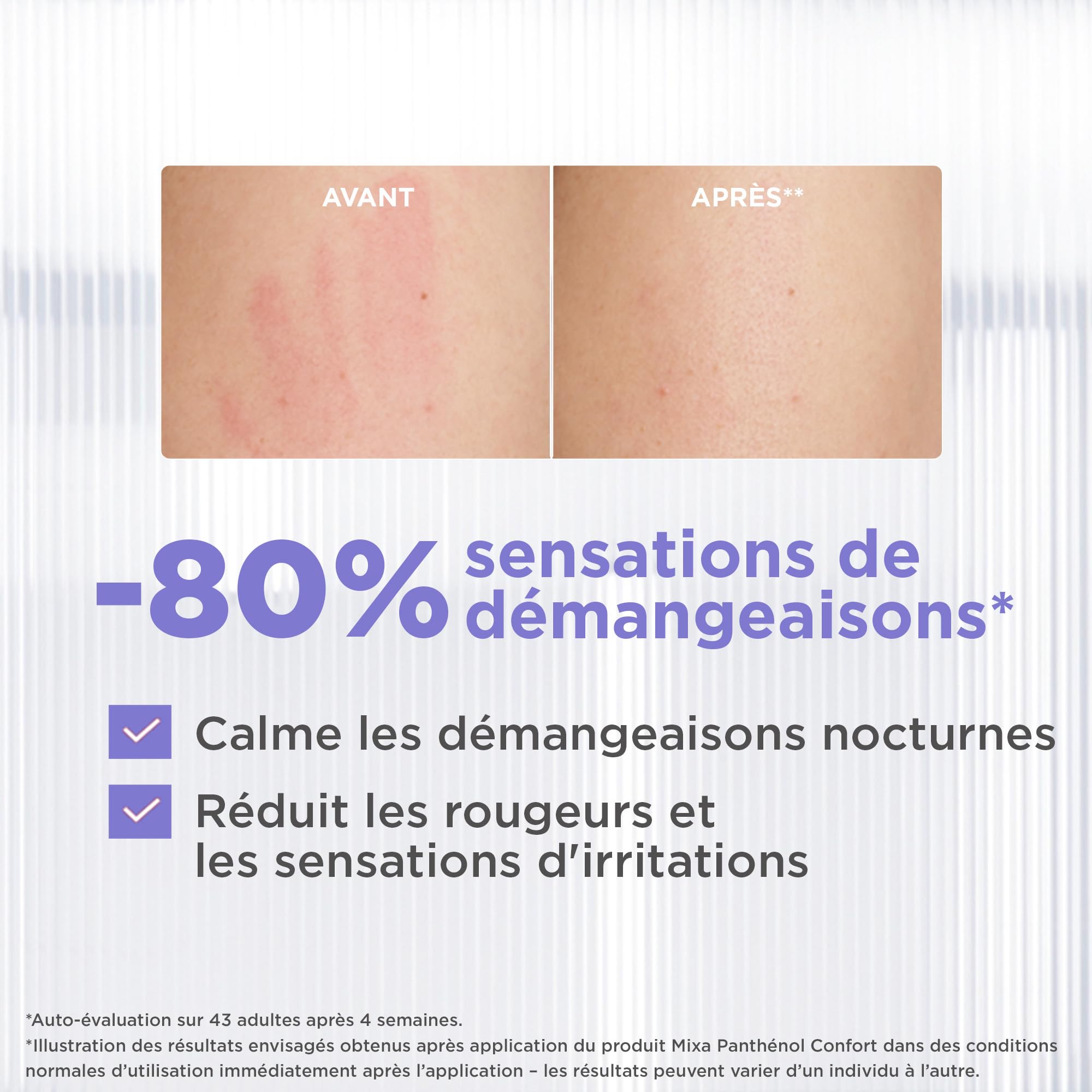 Mixa - Crème Panthénol Confort - Anti-Démangeaisons - Peaux Très Sèches et Réactives - Visage, Corps, Mains - Bébé, Enfant, Adulte Hypoallergénique - Sans Parfum - 400ml