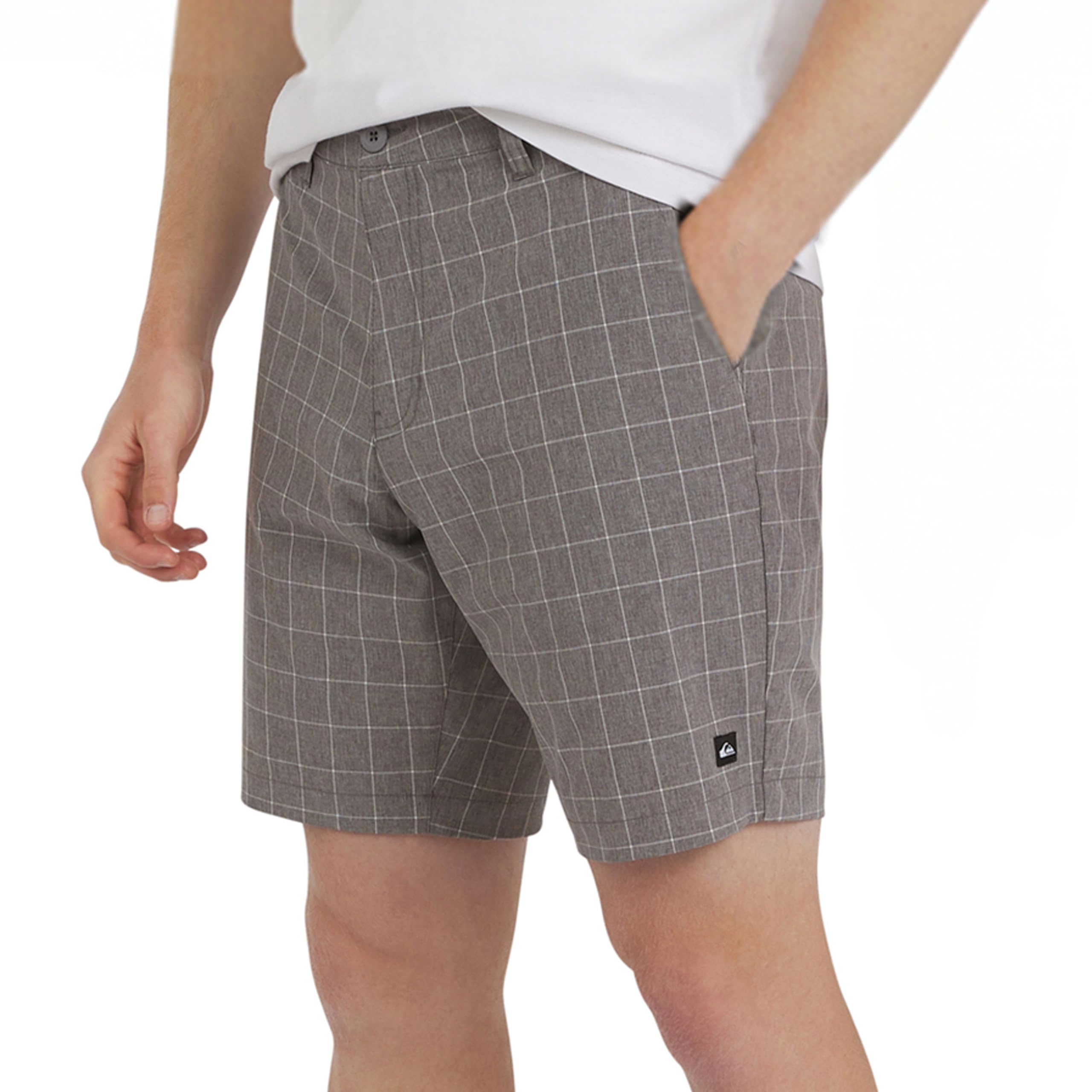Quiksilver Men's Regular Fit Fixed Waist Water Friendly Active Hybrid Shorts