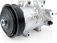 Vista 71 de Compresor de aire acondicionado AC para Ford Police Interceptor Utility 2013-2015, Ford Explorer 2011-2015, con embrague de A/C, compresor de CA