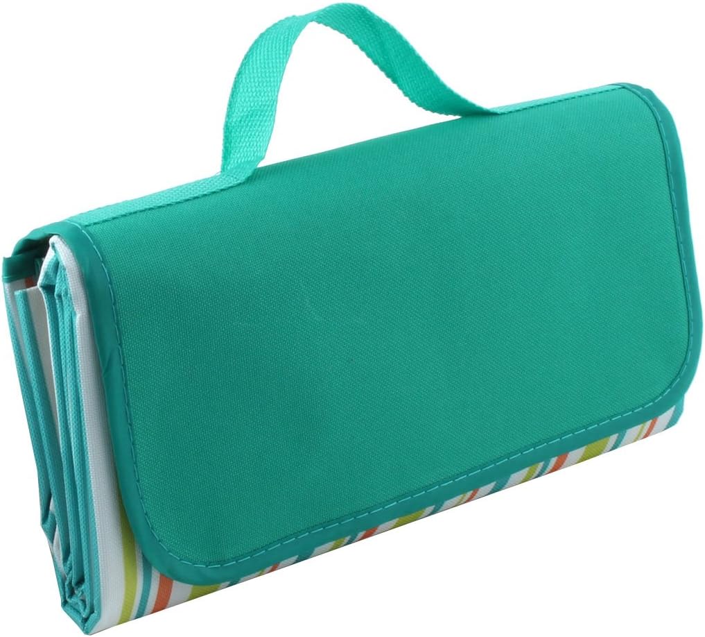 Outdoor Hiking Foldable Water Resistant Picnic Mat Camping Blanket Travel Rug 150cm x 150cm Dark Green (id: 31d c60 366 74a 0da