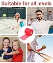 GODSDWARES Badminton Grip Tape, Cushion Wrap For Badminton Grip, Badminton Grip Roll Pre-Wrap Sports Tape 10 m × 70 mm Black (Red) gallery image