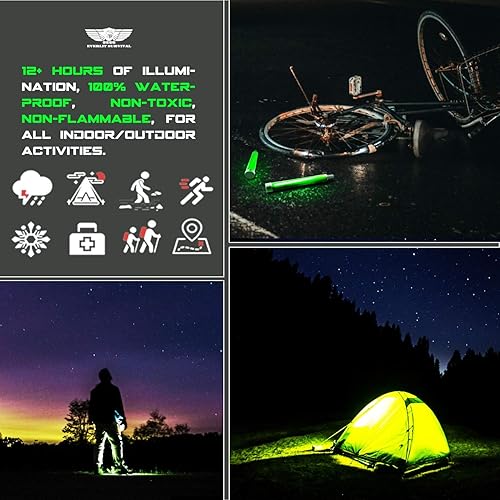 Miniatura 7 de Everlit, bastones de emergencia de supervivencia, palillos de luz de 6 pulgadas para kit de primeros auxilios, kit de supervivencia, camping,