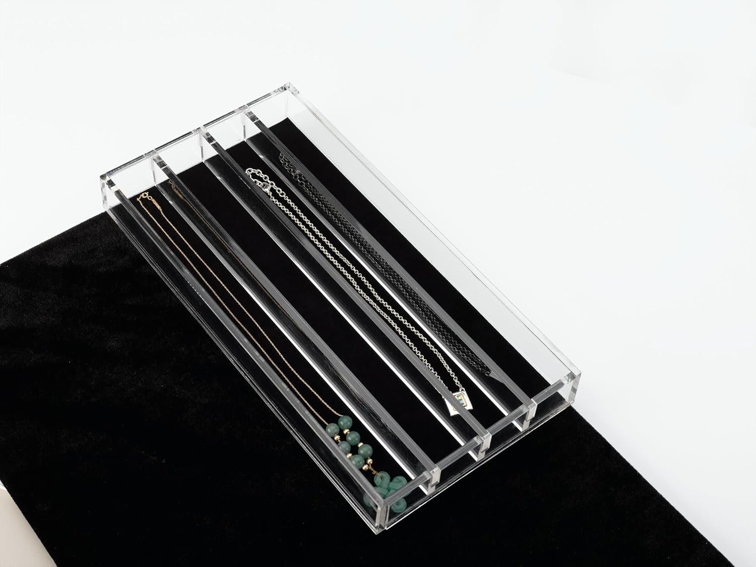 Rev-A-Shelf Acrylic Jewelry Organizer to use in Closet Drawers