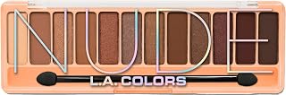 L.A. Colors Color Vibe Nude Eyeshadow Palette CES787 - High-Pigment, Blendable, Long-Lasting & Cruelty-Free