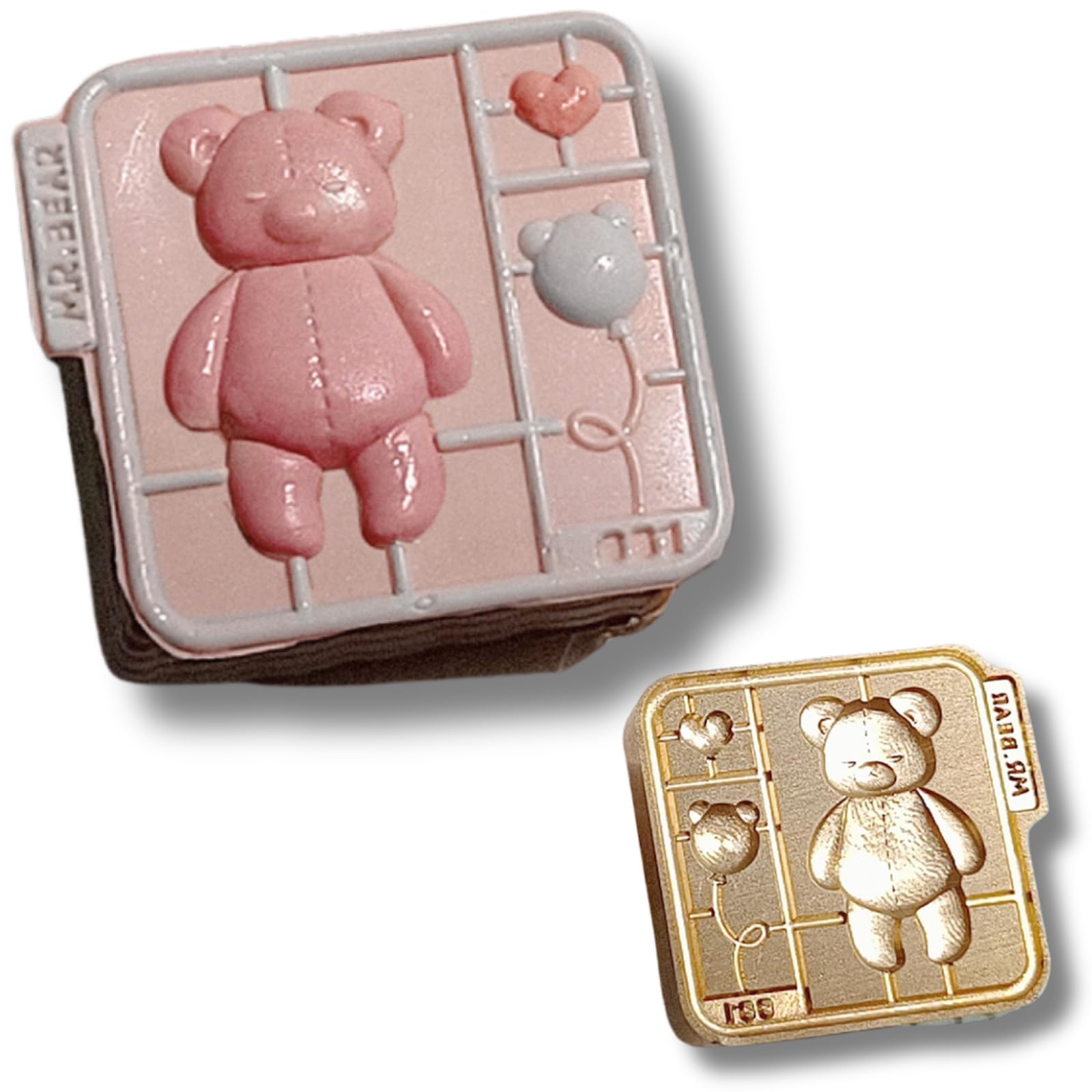 Sugarリアルくまちゃんチェック×①♡簡易的シーリングスタンプ収納