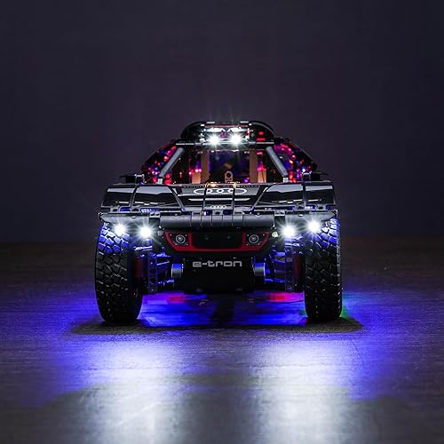 Vista 37 de Kit de luces LED mejoradas para Lego Technic Audi RS Q e-tron, compatible con Lego 42160, idea de regalo para Navidad (modelo no incluido)