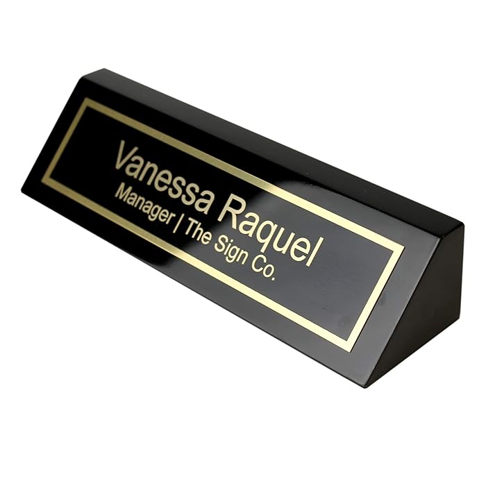 Buy Personalized Business Desk Name Plate Office Name Plate for Desk