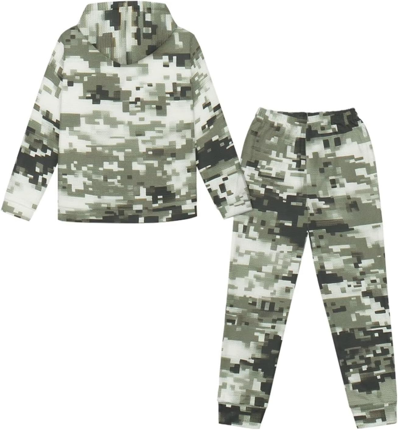 Girls Tracksuits Soft Hooded Graphic Pullover Top Pants Warm 2 Piece Long Sleeve Sweatshirts Sweatpants Set
