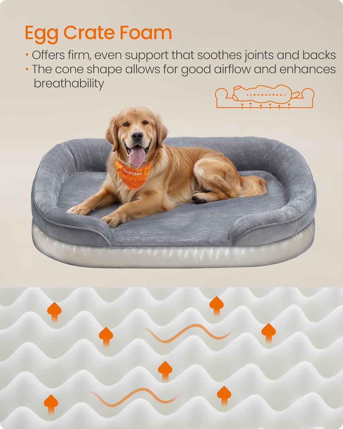 Ultimate Comfort: Feandrea Orthopaedic Dog Bed Review for Happy Pups