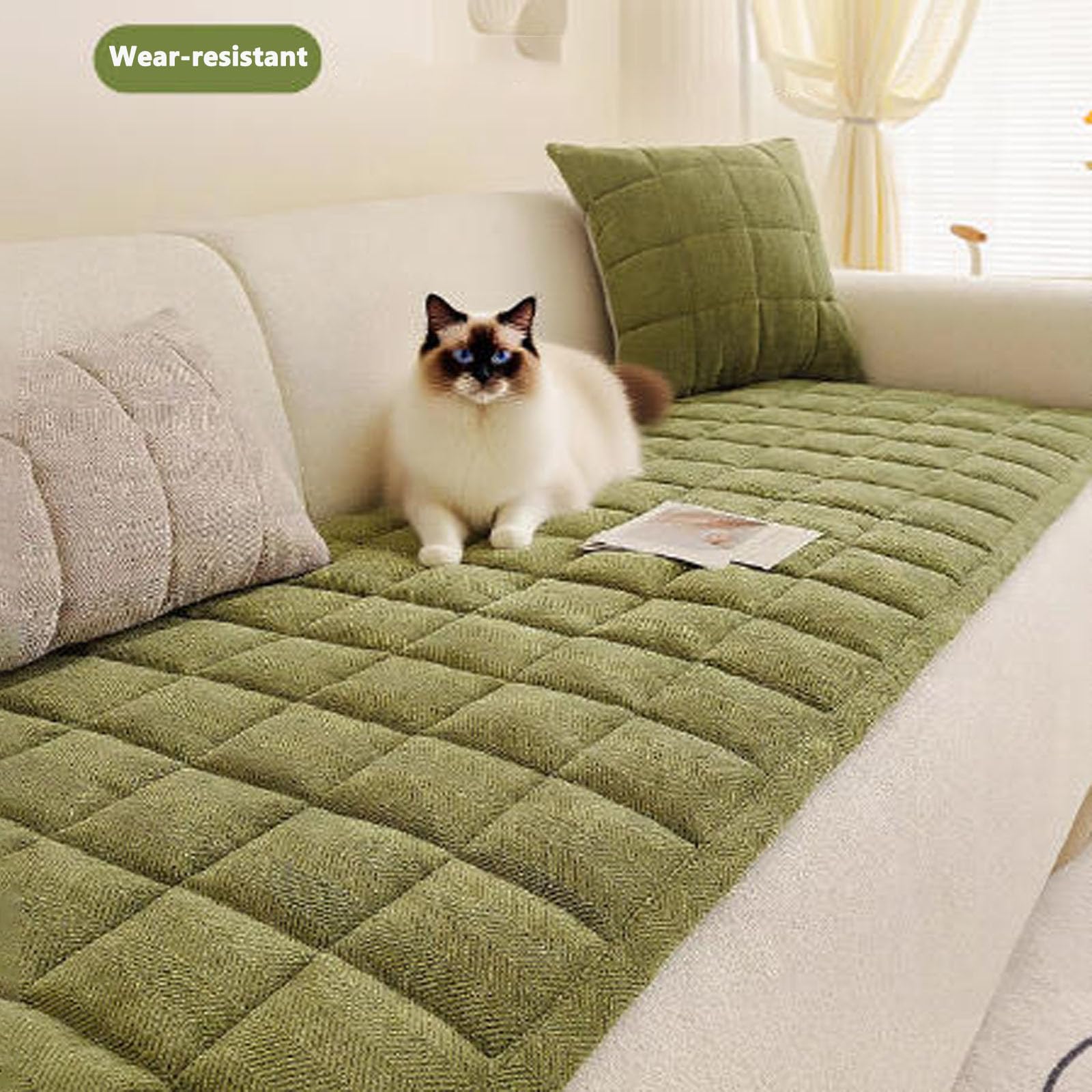 Housse De Canapé éPaisses 2 3 4 1 Places,Anti-Taches Couvre Protege Coussin