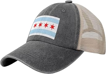 Cute Flag Baseball Cap Summer Mesh Snapback Baseball Hat Adjustable Flag Trucker Hats Women Men