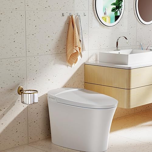 Miniatura 2 de Soporte de papel higiénico vintage montado en la pared para baño, cesta de alambre de tejido, latón antiguo