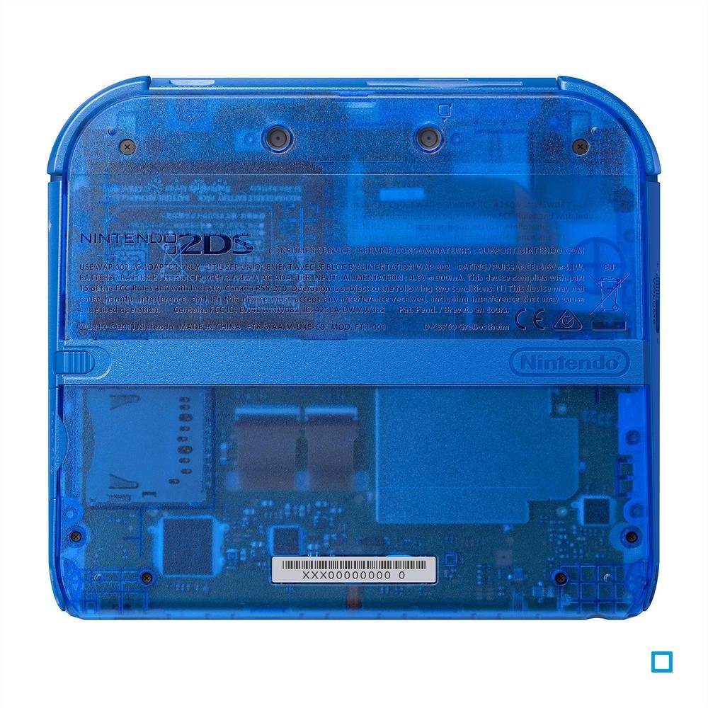 Console Nintendo 2DS - transparente bleu : Amazon.co.uk: PC