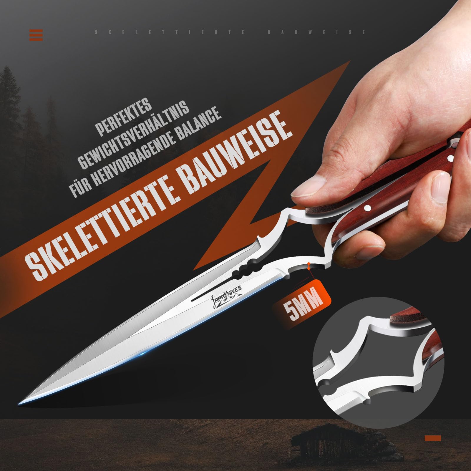 Japaknives Skinner Messer Outdoor Messer Survival