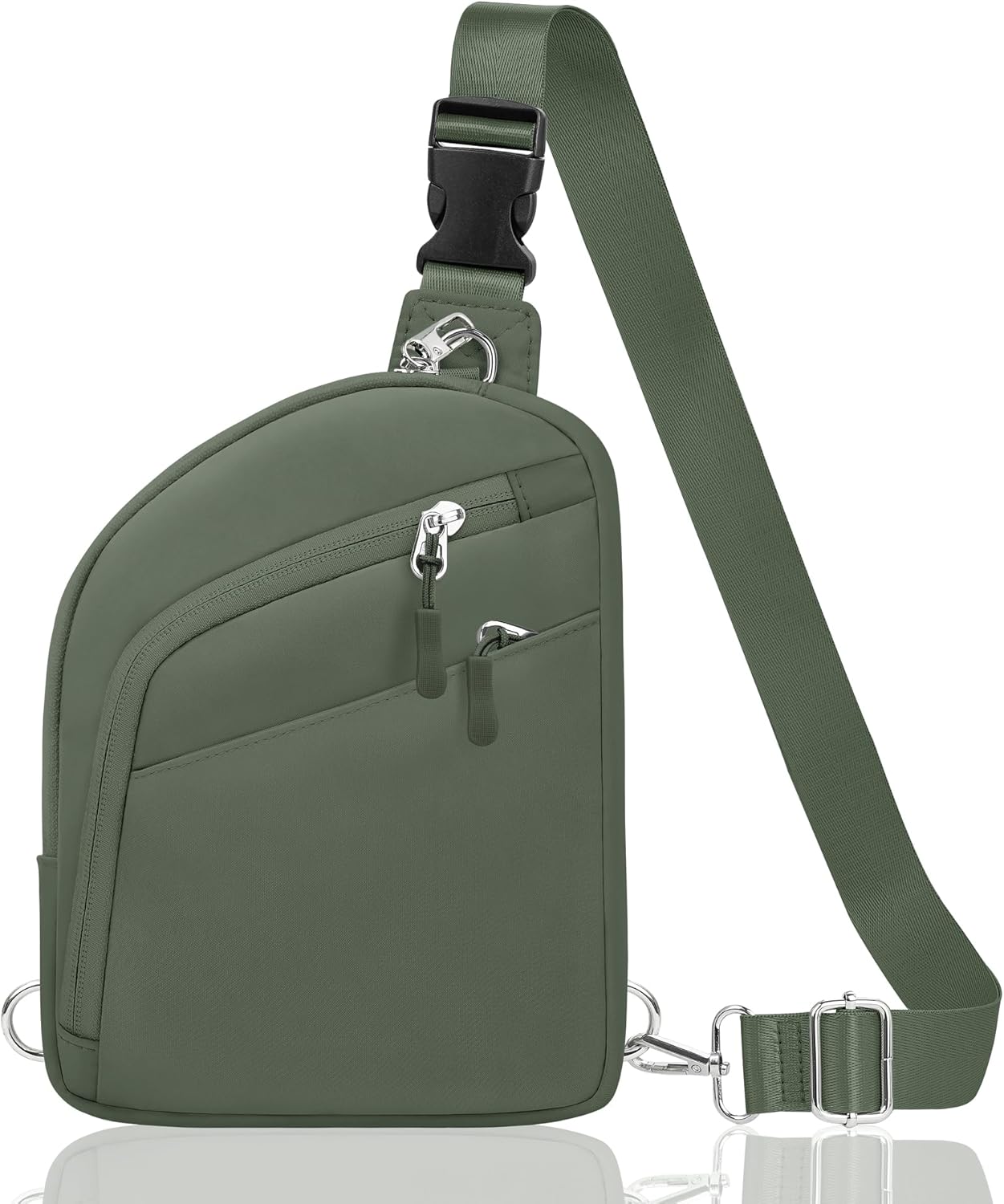 TOPEAST Anti Theft Crossbody Bags for Women Men, Small Sling Crossbody Bag Travel Purse Shoulder Wallet with RFID Blocking