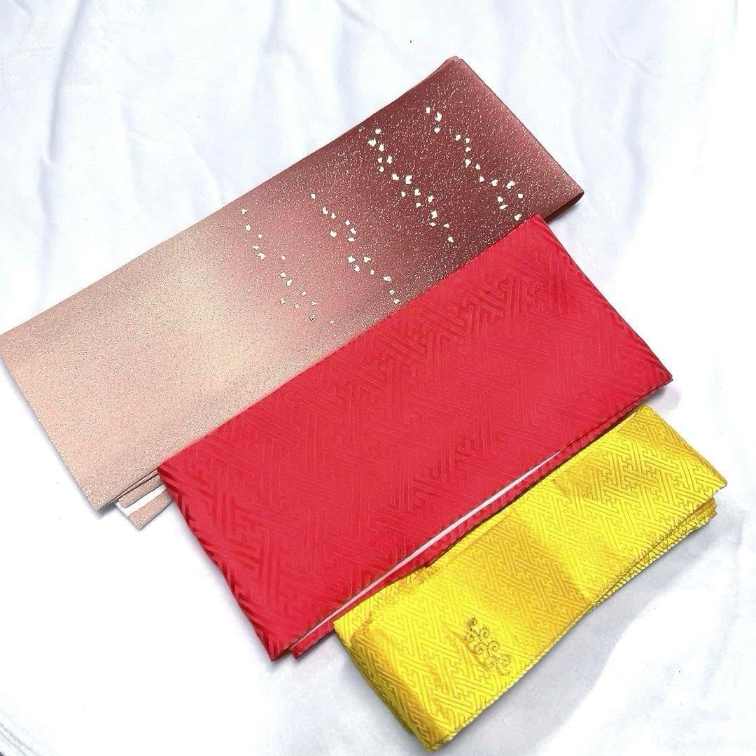 重ね襟 伊達えり 伊達襟 紗綾形 金通し グラデーション 着物 084tz