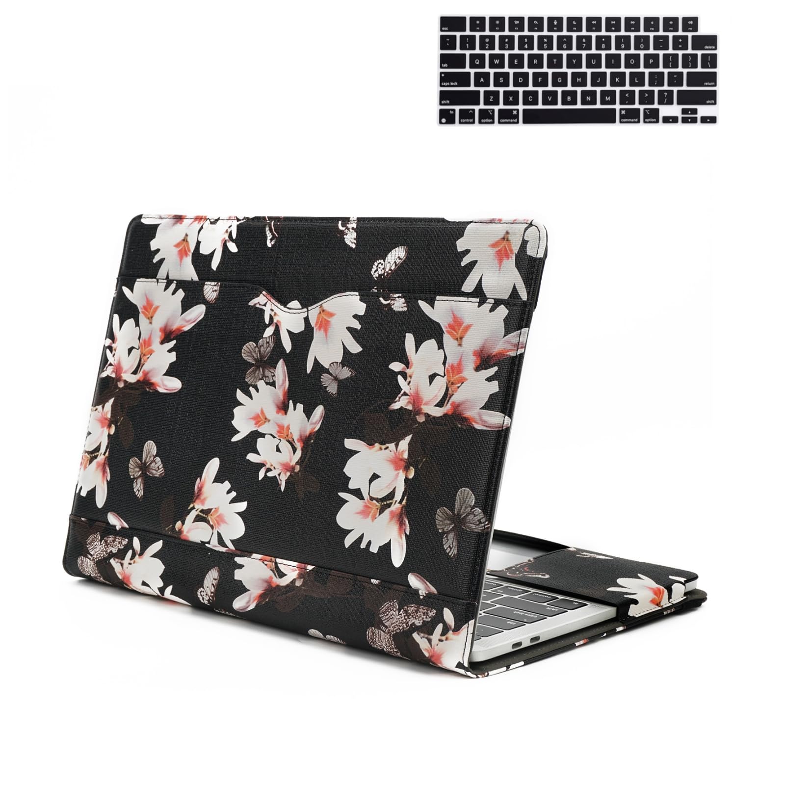 TYTX Compatible with MacBook Pro 14 Inch Leather Case 2021-2023 Release M3 A2918 A2992 M2 A2779 M1 A2442 Pro Max Chip with Keyboard Cover