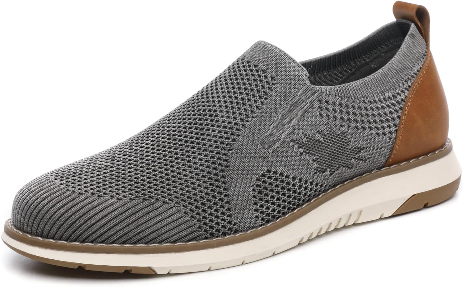 DECARSDZ Men’s Loafers Casual Slip On Shoes Knit Mesh Fabric Shoe C021