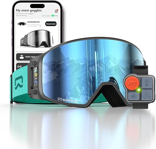 Vista 10 de Multifunctional Smart Bluetooth Ski Goggles with Walkie-Talkie, Anti-Fog Zeiss Lens, Music & Call Function